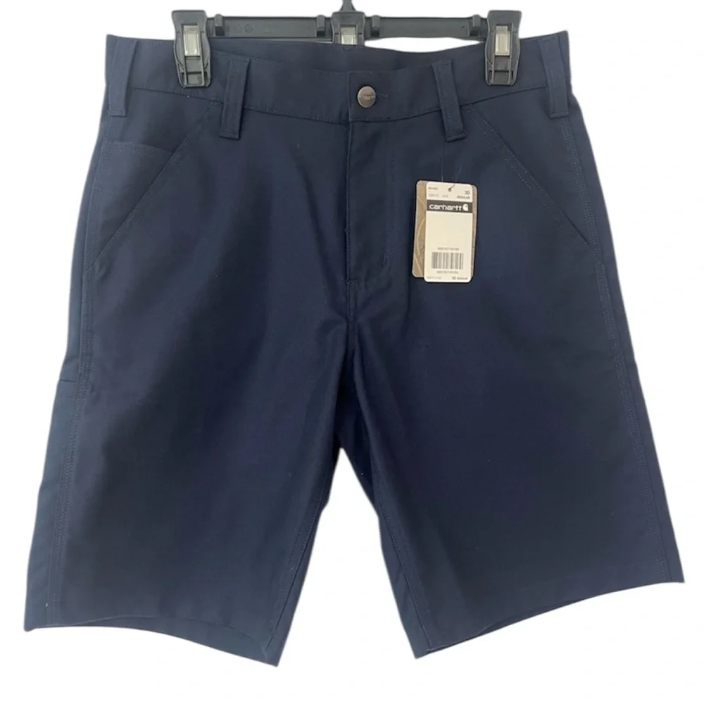Carhartt Men’s Navy Size 30 Rugged Work Shorts Navy Blue Side Pocket
Inseam: 10” - Picture 6 of 16